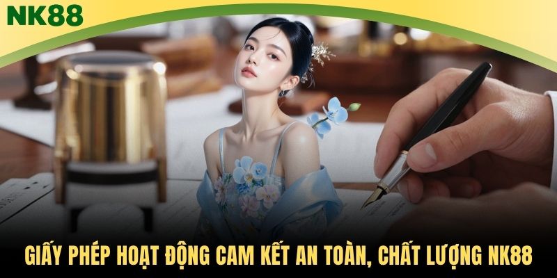 Giấy phép hoạt động cam kết an toàn, chất lượng NK88