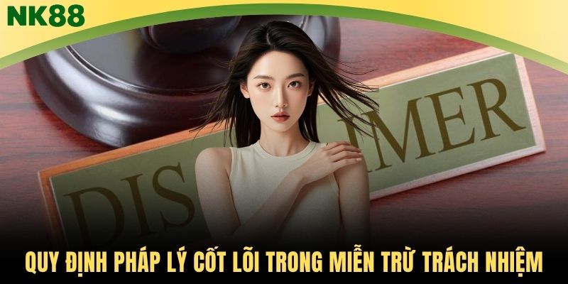 Quy định pháp lý cốt lõi trong miễn trừ trách nhiệm