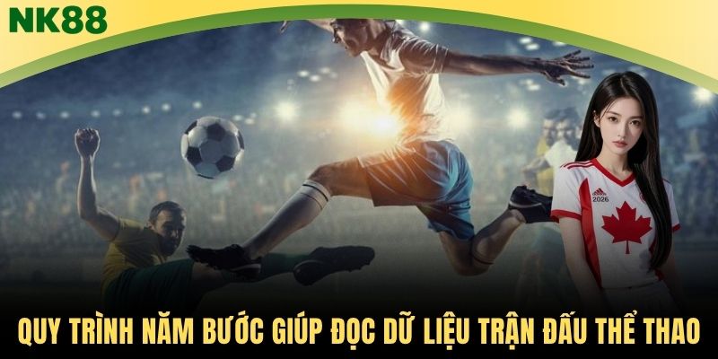 Quy trình năm bước giúp đọc dữ liệu trận đấu thể thao